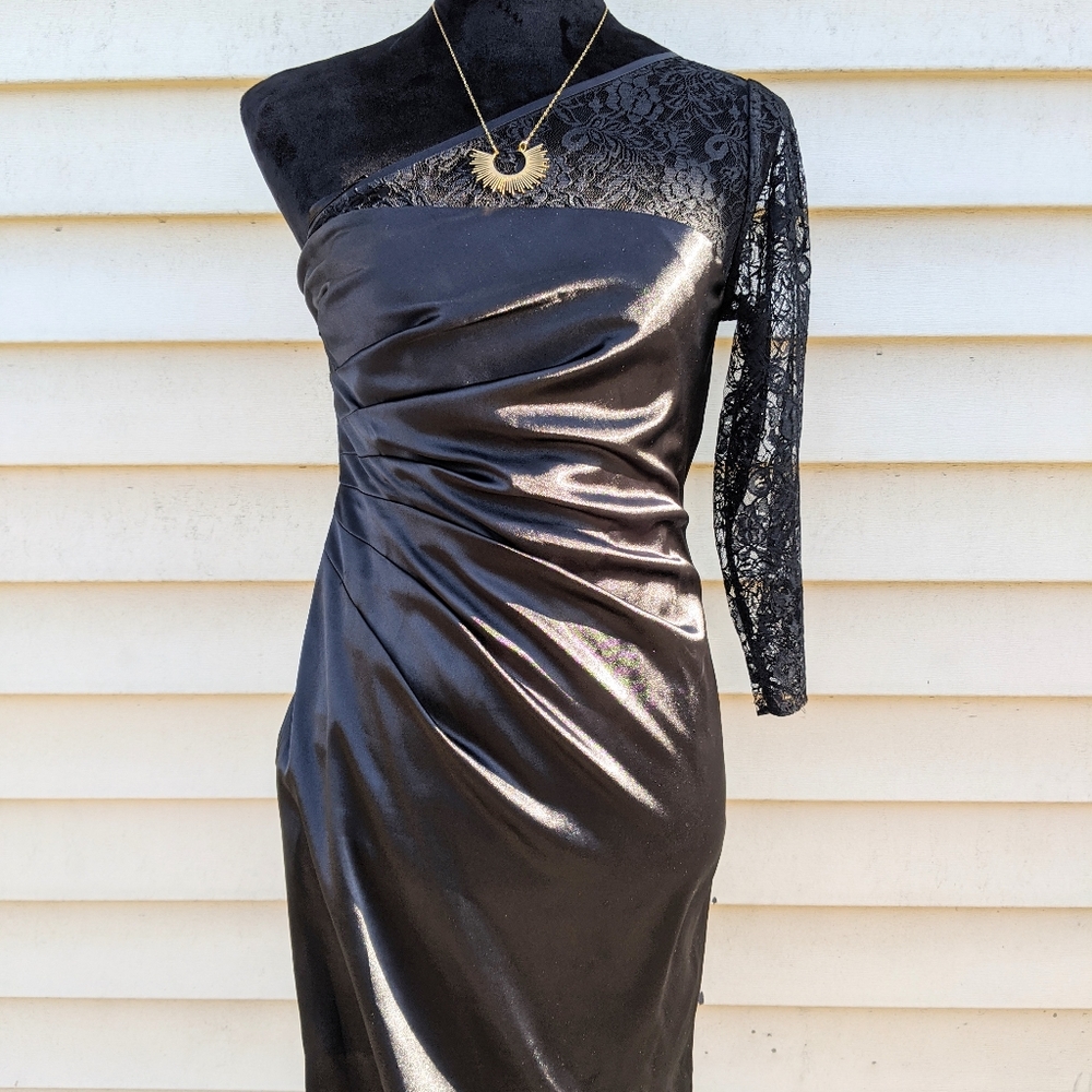 Hailey Logan Size 5/6 Lace and Silk Dress